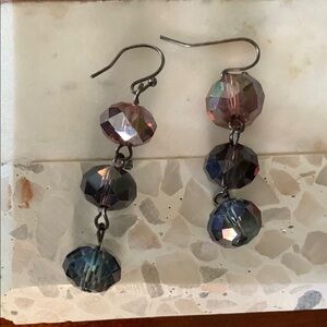 Elegant Multi-Color Dangle Earrings